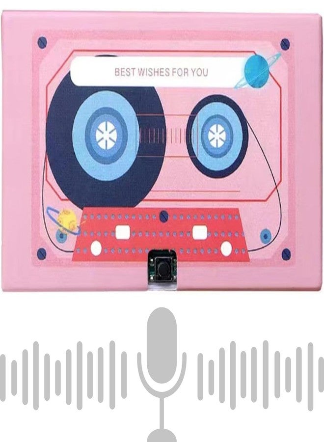 HOFASON Voice Recording Cassette Tape Gift, Valentine's Day Recordable Greeting Card, Blank Voice Recordable Talking Greeting Card, Message Recorder, Speak Your Heart Out to The One You Love - Image 1